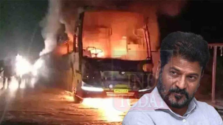 Kaveri Travels bus fire: CM Revanth Reddy expresses shock