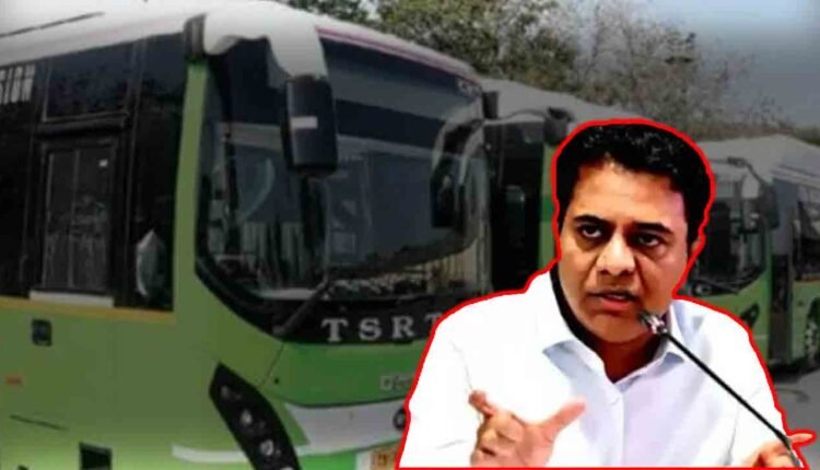KTR Criticizes Bus Fare Hike In Twin Cities