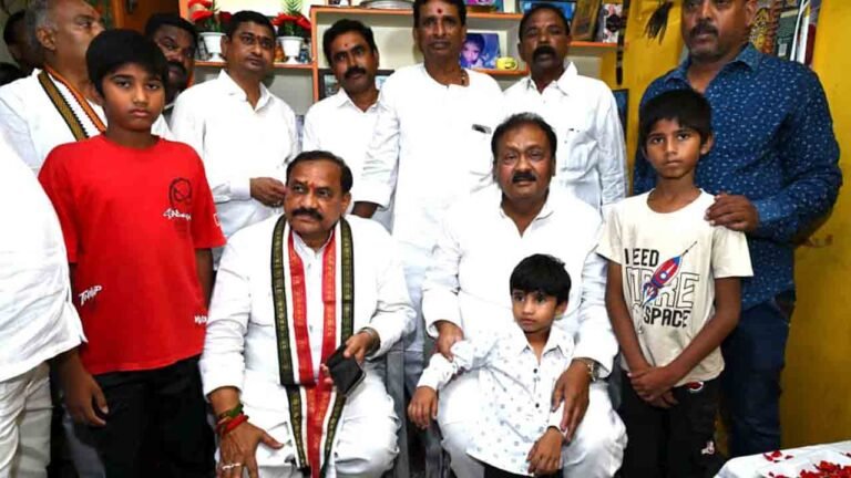 Mahesh Kumar Goud Visits Family of Martyred Constable Pramod