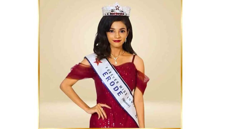 Shineka Manivannan Wins Miss Erode 2025