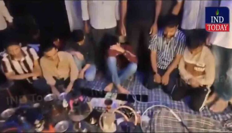 Farmhouse Party Busted In Moinabad