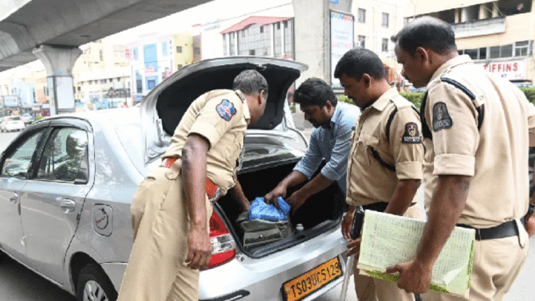 Rs. 4 Lakh Cash, Liquor Bottles Seized During Jubilee Hills By-Poll Checks