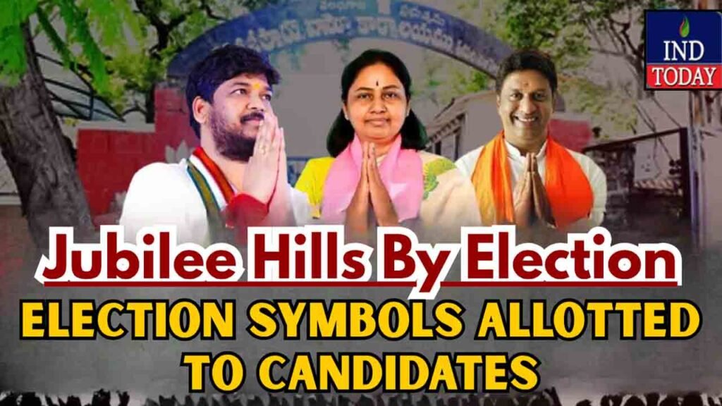 Jubilee Hills Bypoll: Election Symbols Allotted to Candidates