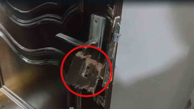 Theft In Pedda Amberpet After Breaking Central Lock Doors