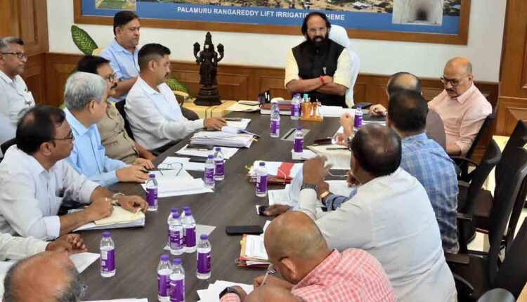 Uttam Kumar Reddy Reviews New Plan For Pranahita–Chevella Project