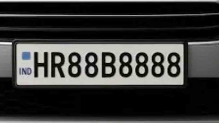 HR88B8888 Shatters Record As Costliest Number Plate in India