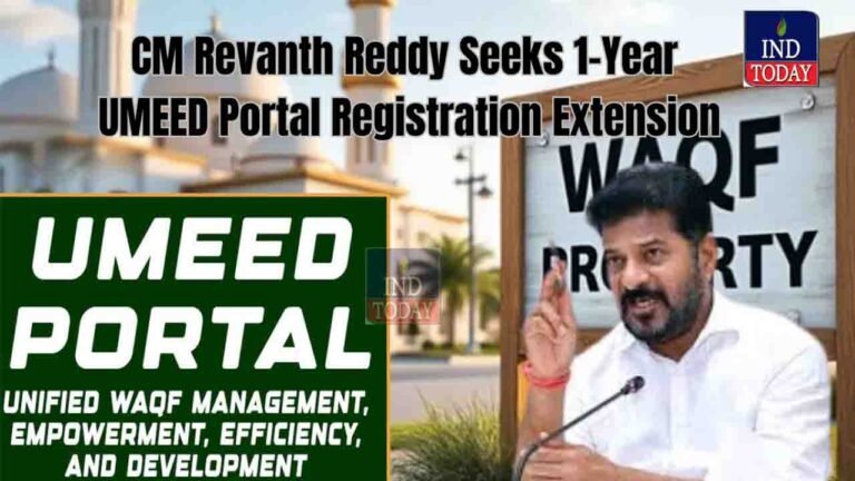 Waqf Board: CM Seeks 1-Year UMEED Portal Registration Extension