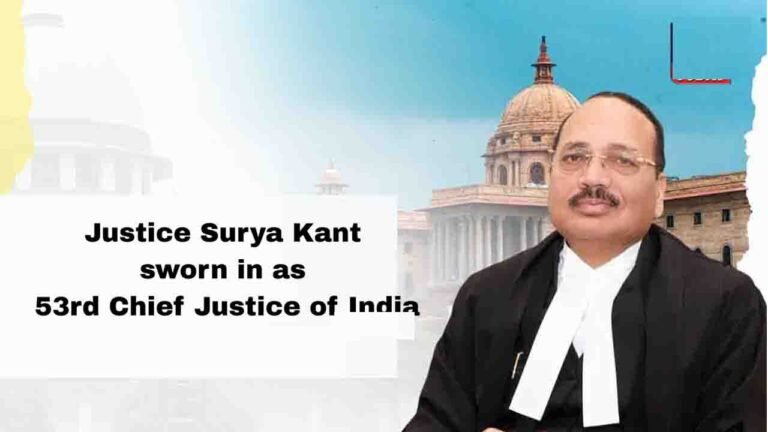 Justice Surya Kant sworn in as 53rd Chief Justice of India
