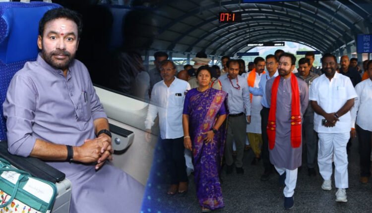 Kishan Reddy To Warangal In Vande Bharat Train