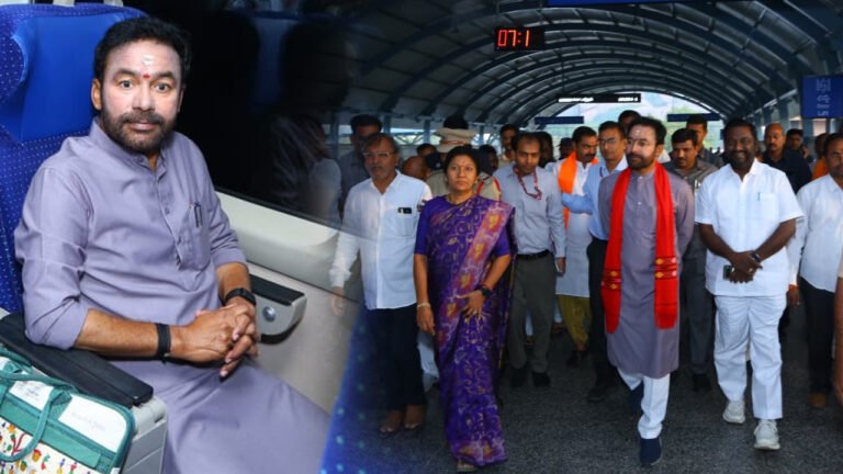 Kishan Reddy To Warangal In Vande Bharat Train