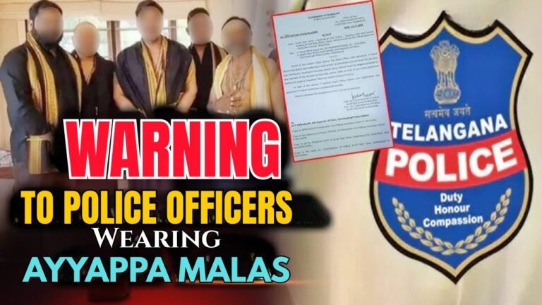 Row Over Hyderabad Police Memo Against Ayyappa Deeksha