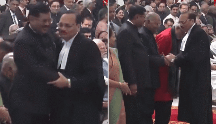 Former CJI Leaves Rashtrapati Bhavan Leaving Official Car