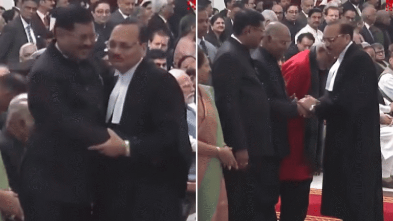Former CJI Leaves Rashtrapati Bhavan Leaving Official Car