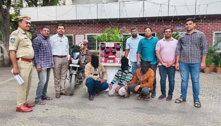 Afzalgunj Police Arrest Inter-State Gang, Recover Stolen Bike in Hyderabad