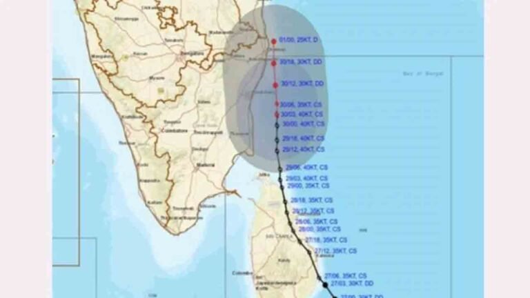 IMD Issues Red Alert Due To Cyclone Ditwah