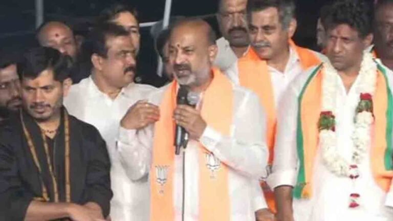 Bandi Sanjay Threatens Action Over Maisamma Temples