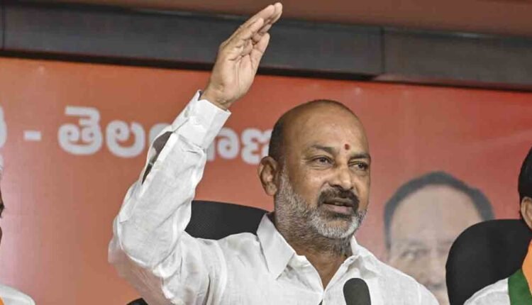 Bandi Sanjay Alleges Rowdy Regime In State