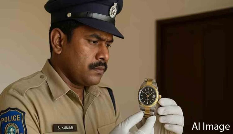 Constable Arrested for Stealing Imitation Rolex During Official Search in Hyderabad