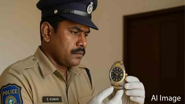 Constable Arrested for Stealing Imitation Rolex During Official Search in Hyderabad