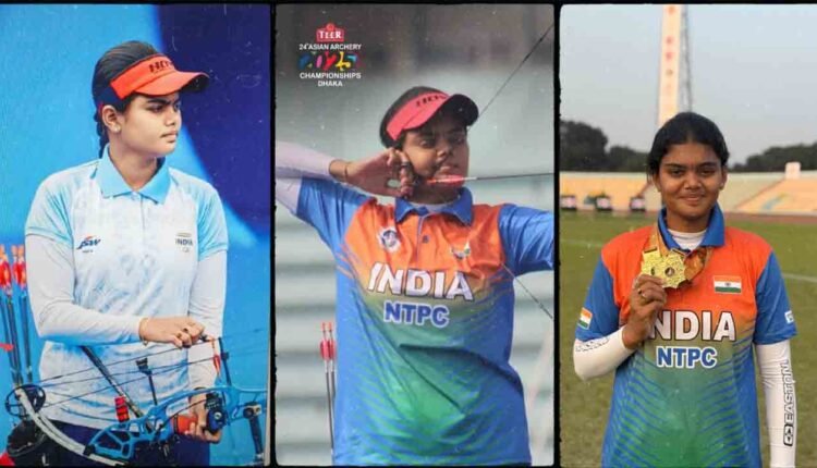 KL Deemed To Be University Alumna Achieves Double Gold At Asian Archery Championships