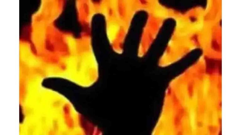 Son Burns Mother Alive In Nizamabad