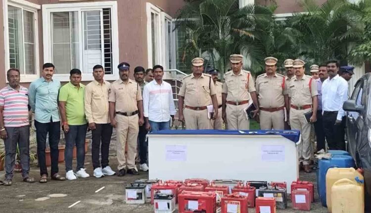 Gang Stealing Diesel, Batteries From Jio Towers Busted