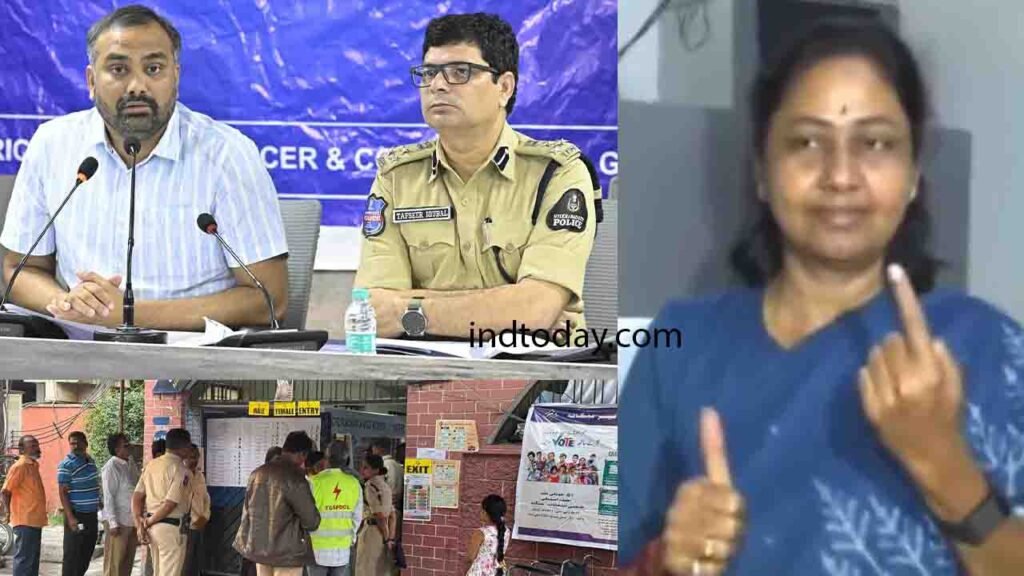 Jubilee Hills by poll: Peaceful Start, Heavy Security at Polling Booths