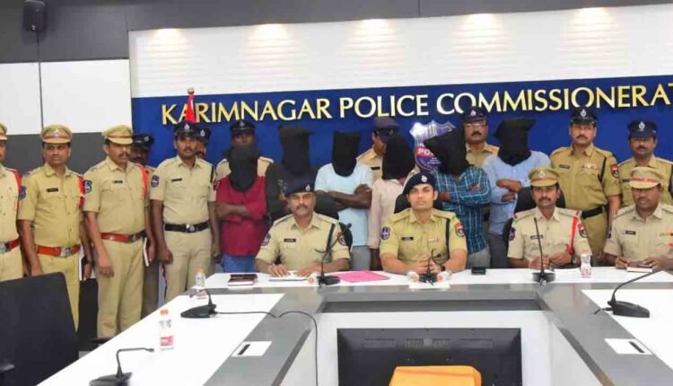Six Arrested For Stealing Copper Wire In Karimnagar