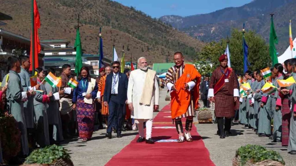 PM Modi Arrives in Bhutan For Two-Day Visit