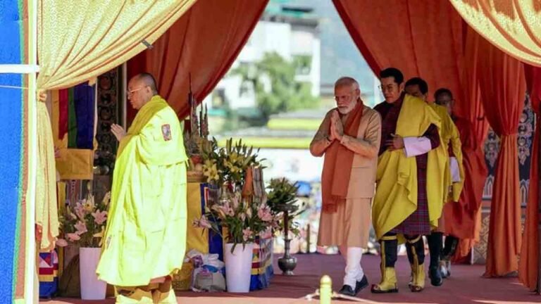 PM Modi Inaugurates Kalachakra Empowerment Ceremony In Bhutan