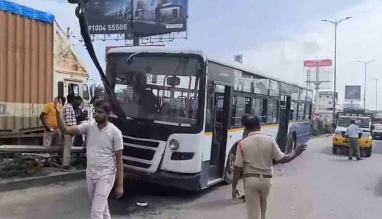 TSRTC Bus Accident Sparks Panic In Patancheru