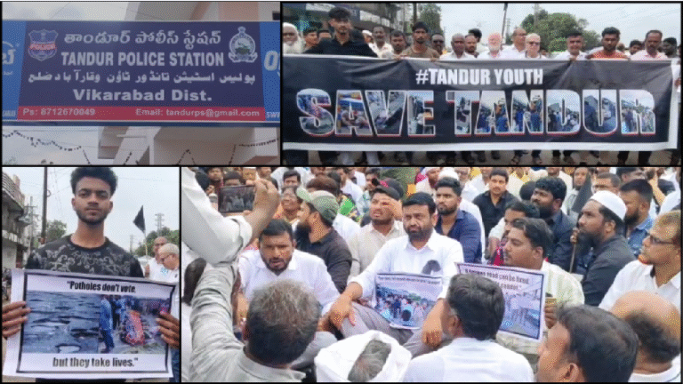 Revanth Sarkar: Demanding Better Road is A Crime; 25 Booked