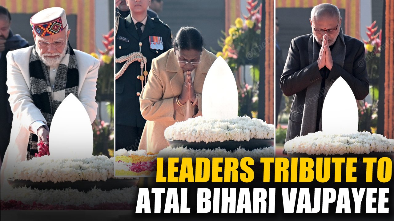 President, PM And Ministers Paid Tribute To Vajpayee