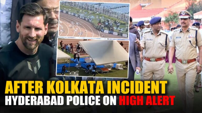 Messi's visit. Police on high alert in Hyderabad after Kolkata incident