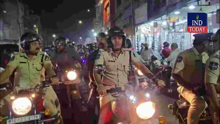 Hyderabad Police Bike Rally Ahead of New Year Eve