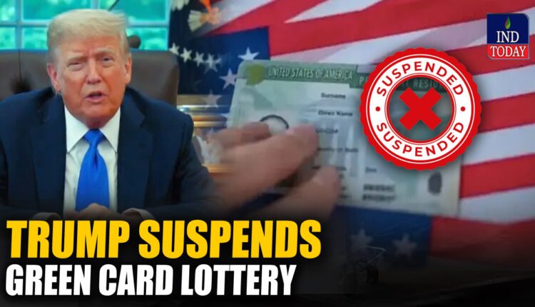 Trump Suspends Green Card Lottery After US Campus Shooting