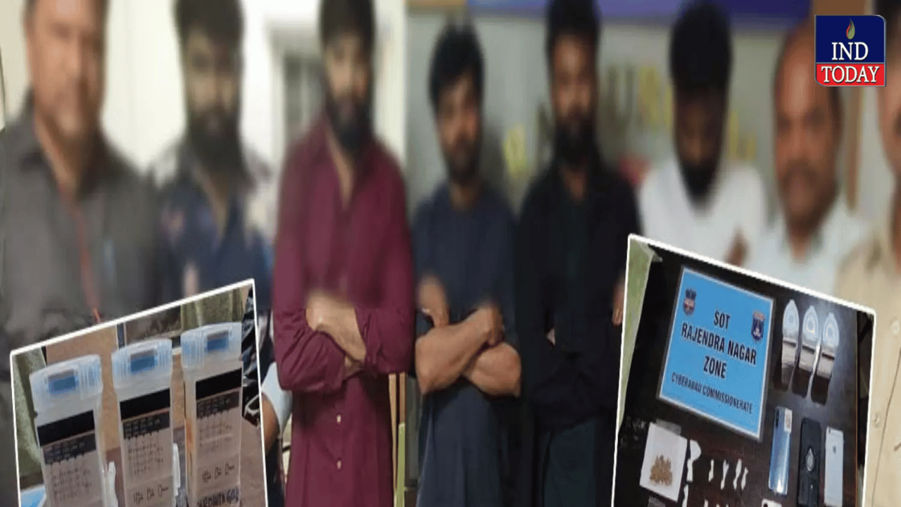 Five-Member Gang Selling Drugs In Hyderabad Arrested