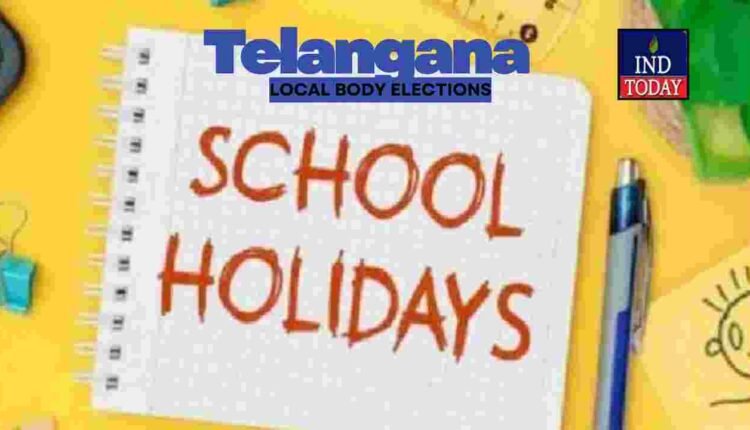 Telangana Local Polls trigger six day holiday for schools