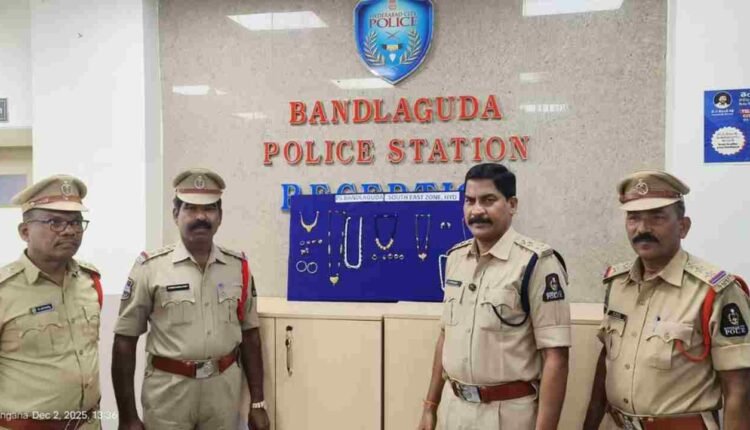 Notorious House Burglar Arrested, Gold And Silver Ornaments Worth Rs.10 Lakhs Recovered In Hyderabad