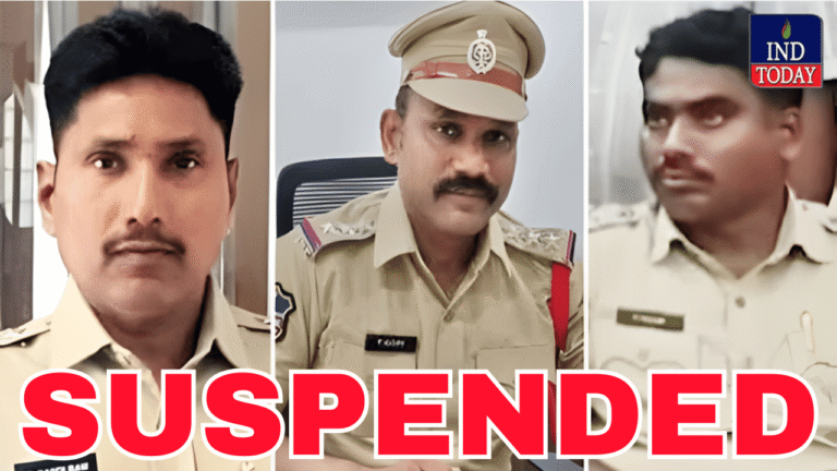 Telangana DGP Suspend Three Police Officers