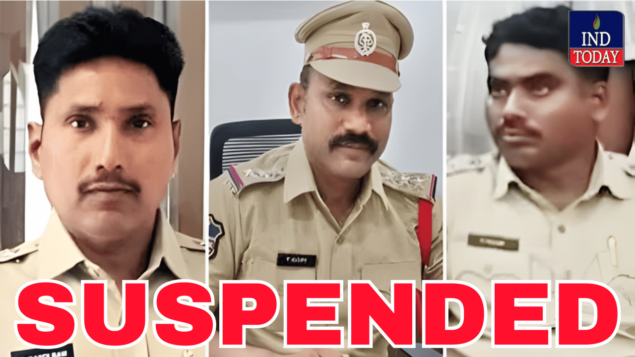 Telangana DGP Suspend Three Police Officers