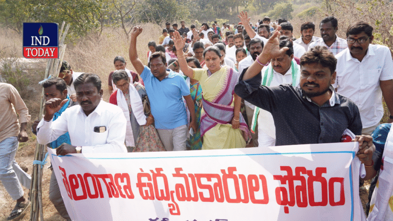 Kavitha Land Struggle in Karimnagar Continues