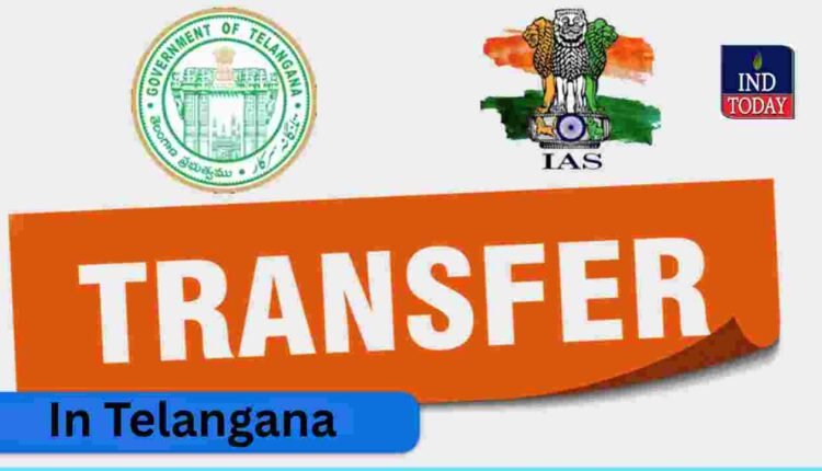 IAS transfers Telangana likely after sarpanch polls