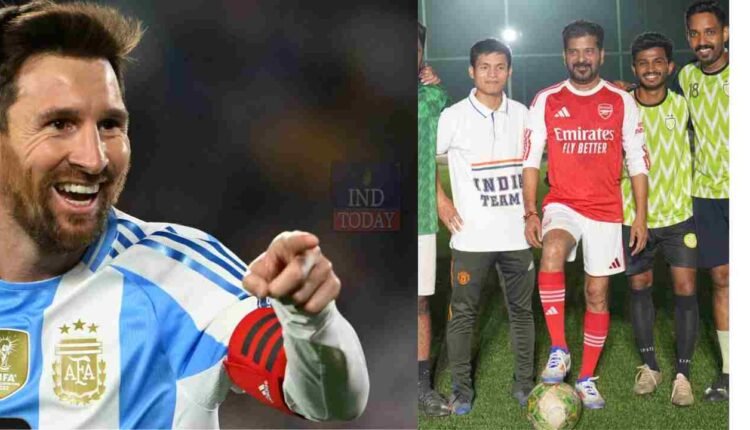 Revanth Reddy Messi Match on Dec 13 in Hyderabad