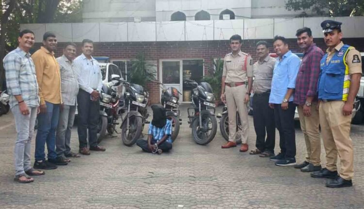 Afzalgunj Police Nab Automobile Theft Offender, Recover Five Stolen Motorcycles