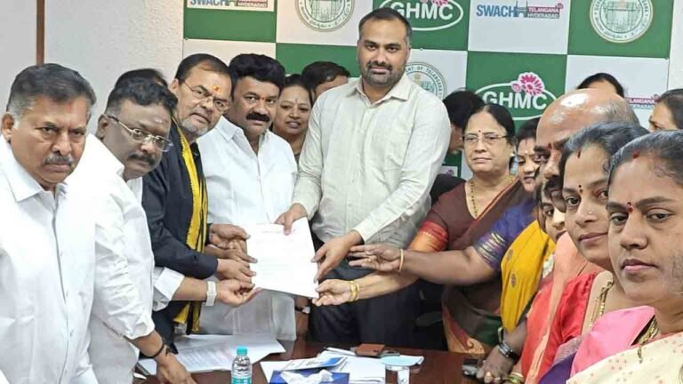 GHMC Ward Division Faces BRS Protest