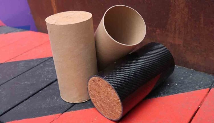 Cardboard-Confined Rammed Earth Offers Cement Alternative