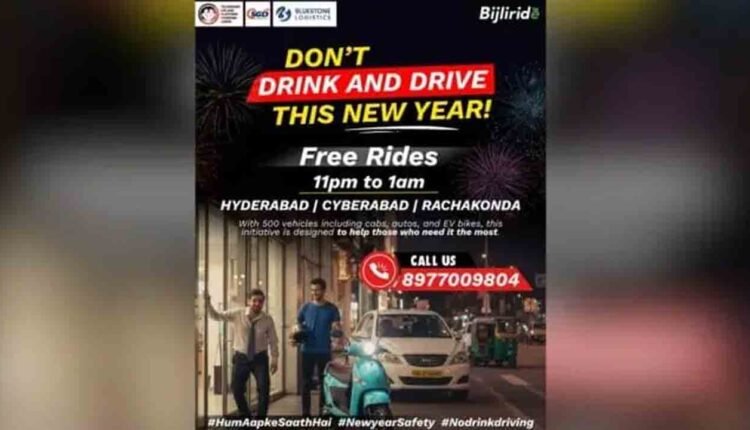 TGPW Free Rides For Drunk Revelers On New Year Eve
