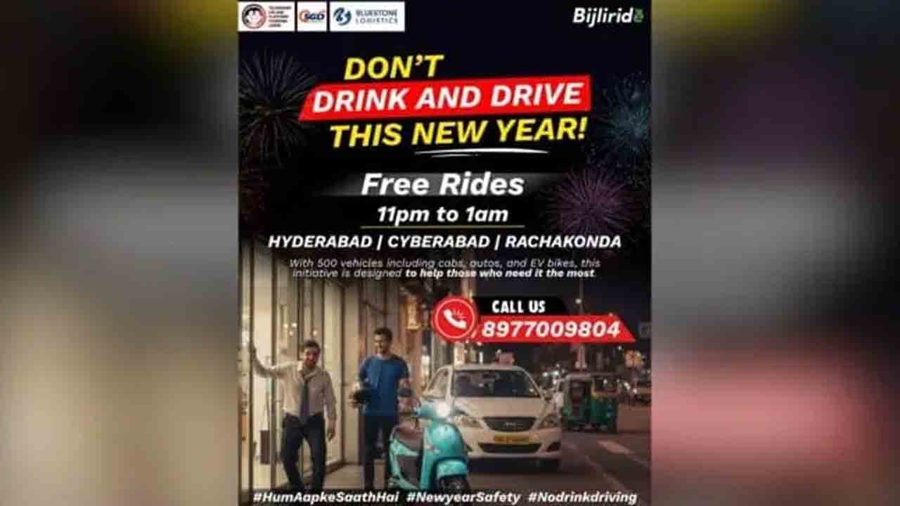 TGPW Free Rides For Drunk Revelers On New Year Eve