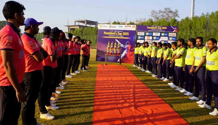 FTCCI–NMDC President’s Cup 2025: Cricket League For Industrial Workers underway